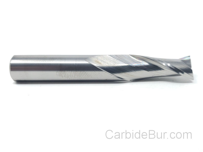 Solid Carbide End Mill 2 Flute EM2-0375 3/8" New Fast Free Shipping MADE IN USA 