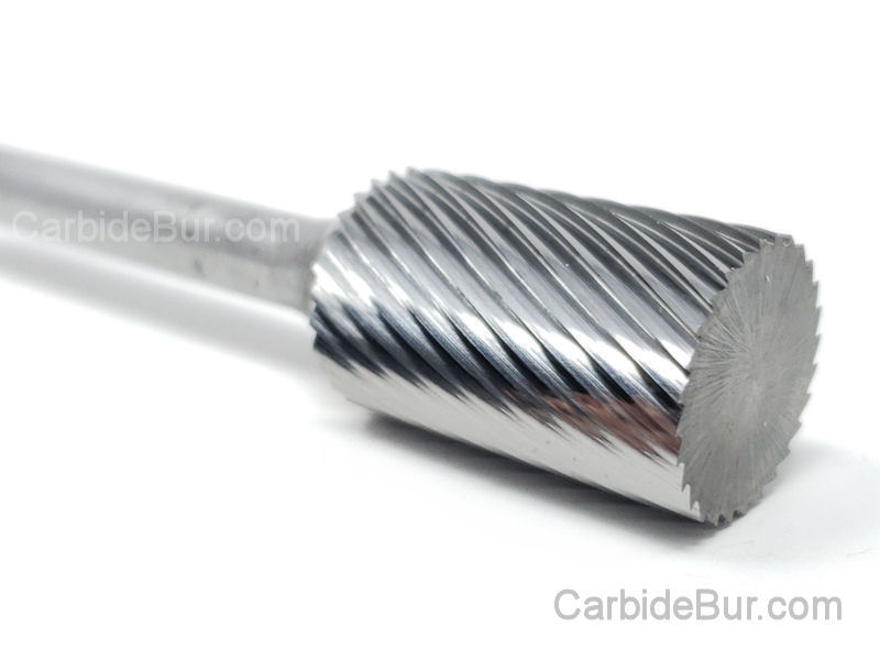 SA2D Cylindrical Tungsten Carbide Burr Bur Cutting Tool Die Grinder Bit 1/4" NEW 